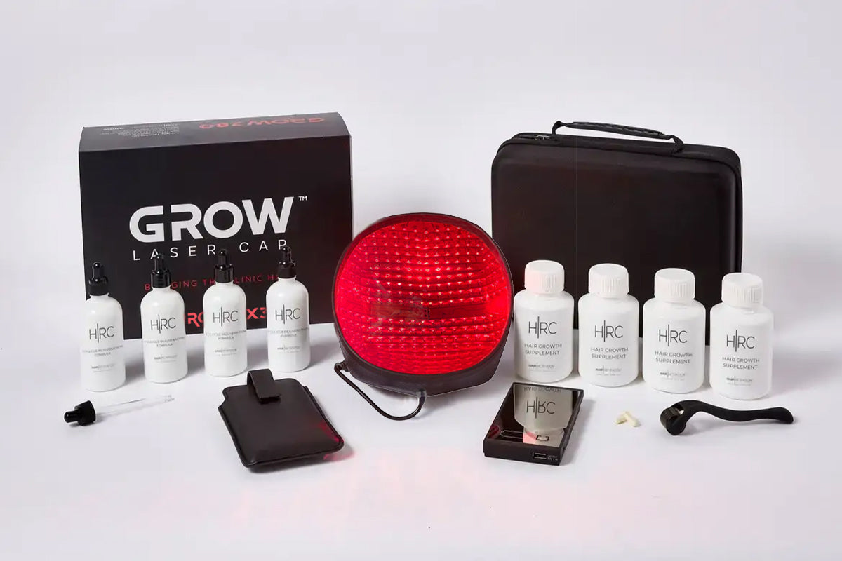 Grow Laser Cap ProFlex - 302 Diodes - Follicle Health Program - 12 Months